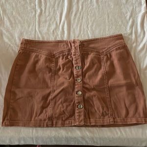 Forever 21 Button Skirt